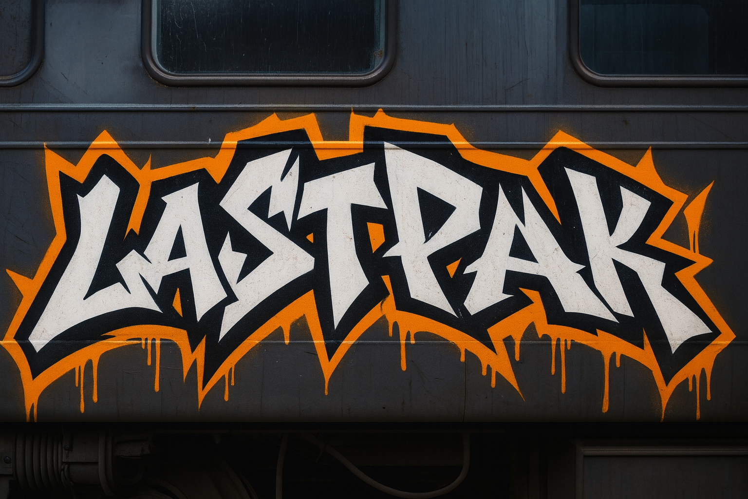 Lastpak on the graffiti train